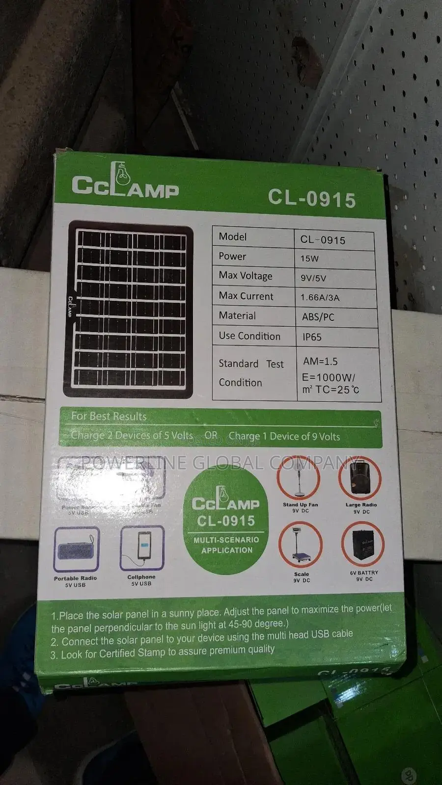 Solar Panel for Phones/ Laptops/ Other Gadgets Charging