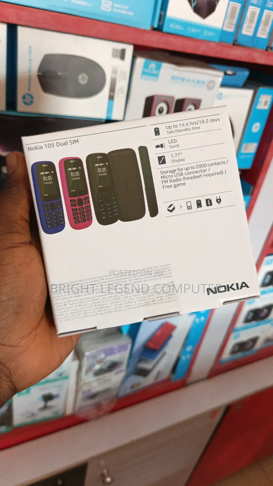 New Nokia 105 Black