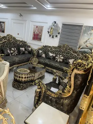 Complete Set of High Quality Imported Royal Fabric Sofa Chair