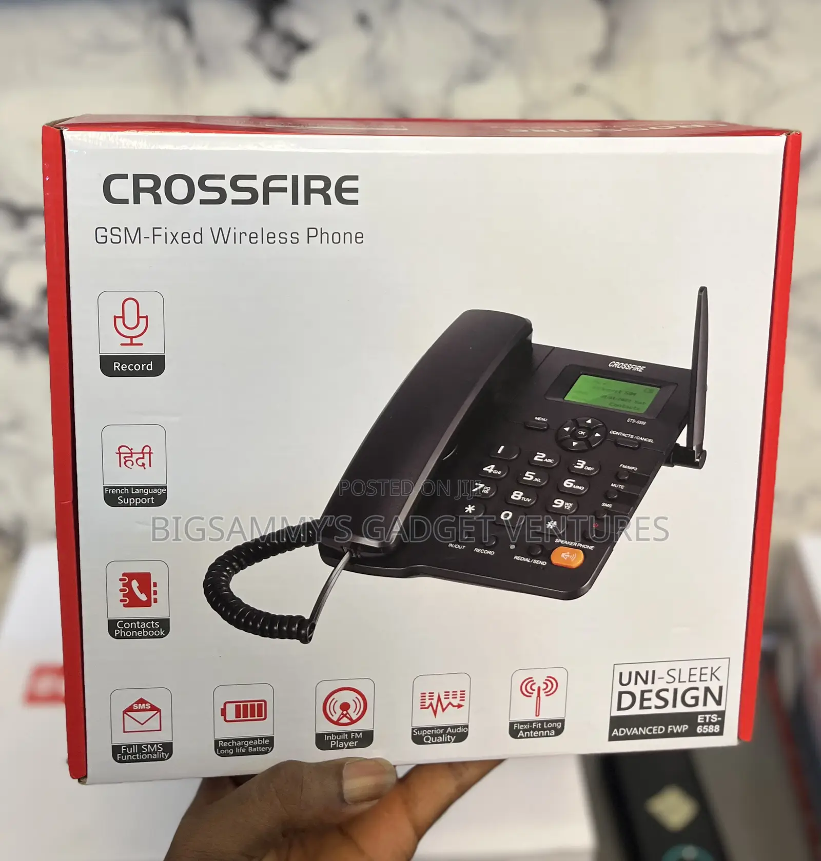 Crossfire Double Sim GSM-Fixed Wireless Phone