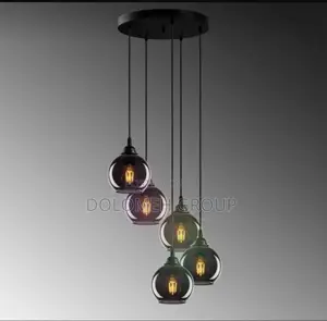 5in1 Nordic Glass Chandelier