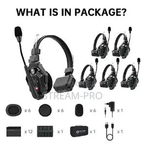 Hollyland Solidcom C1-6s Full-Duplex Wireless Dect Intercom System