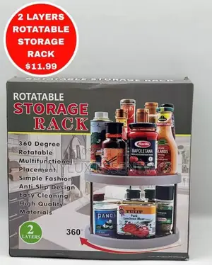 U-Shaped Rotatable Storage Rack