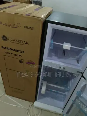 Glamstar 175l Double Door Fridge With Practical Storage Layout
