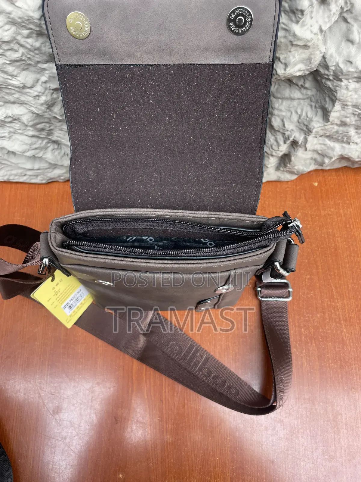 New Stylish Aollibao Cross Bag - Brown