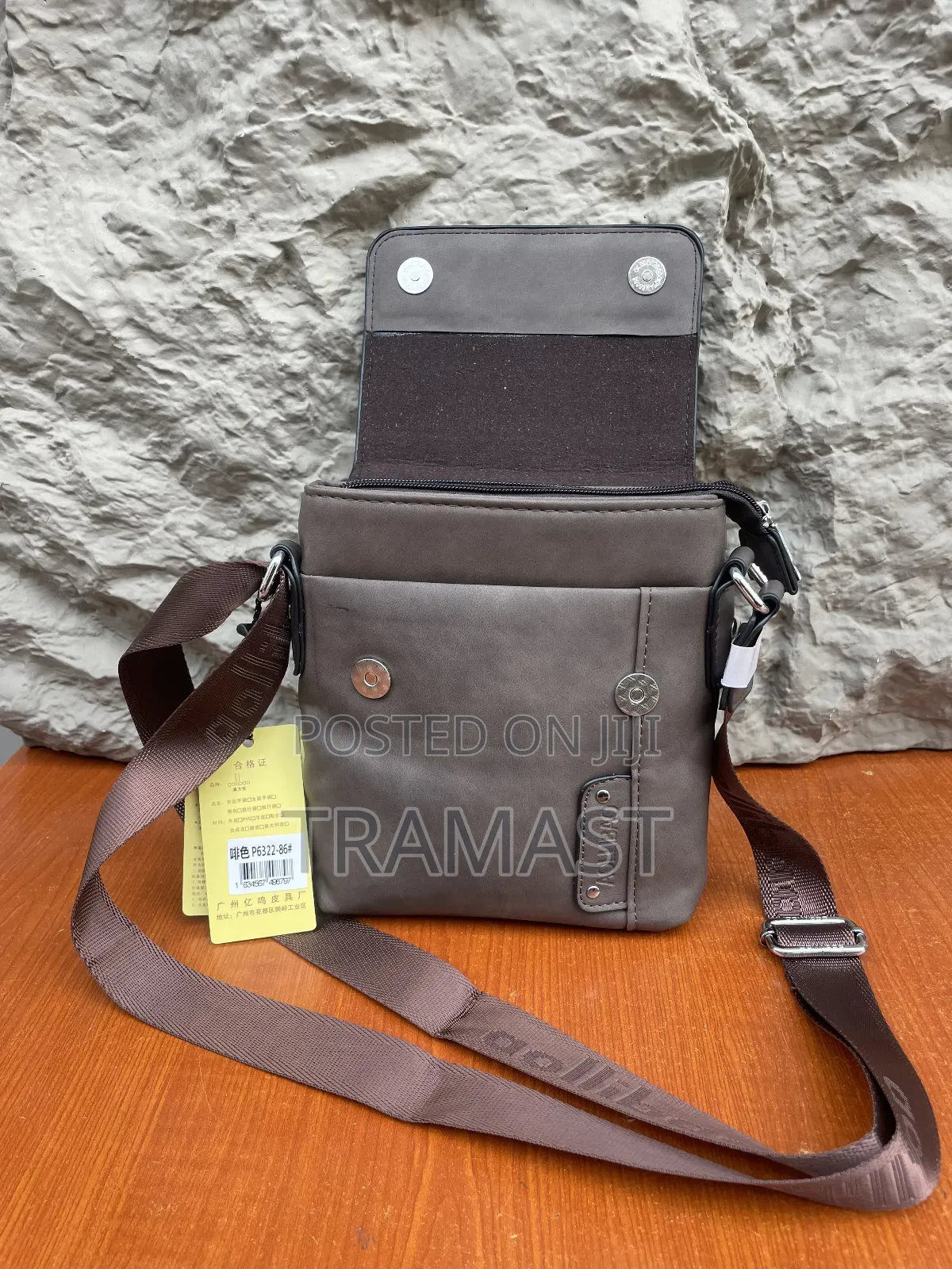 New Stylish Aollibao Cross Bag - Brown