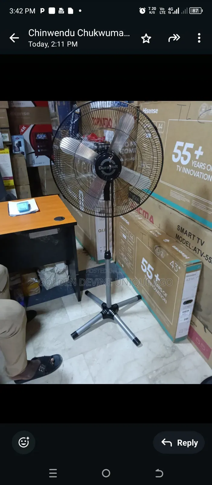 Duravolt Acdc Fan