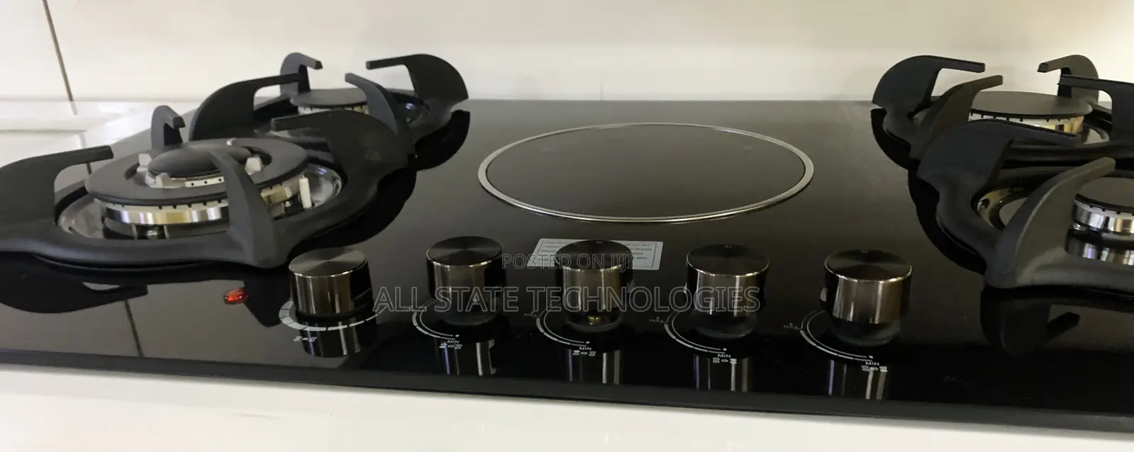 Polystar Kitchen Cooker Hob – 4 Gas + 1 Electric