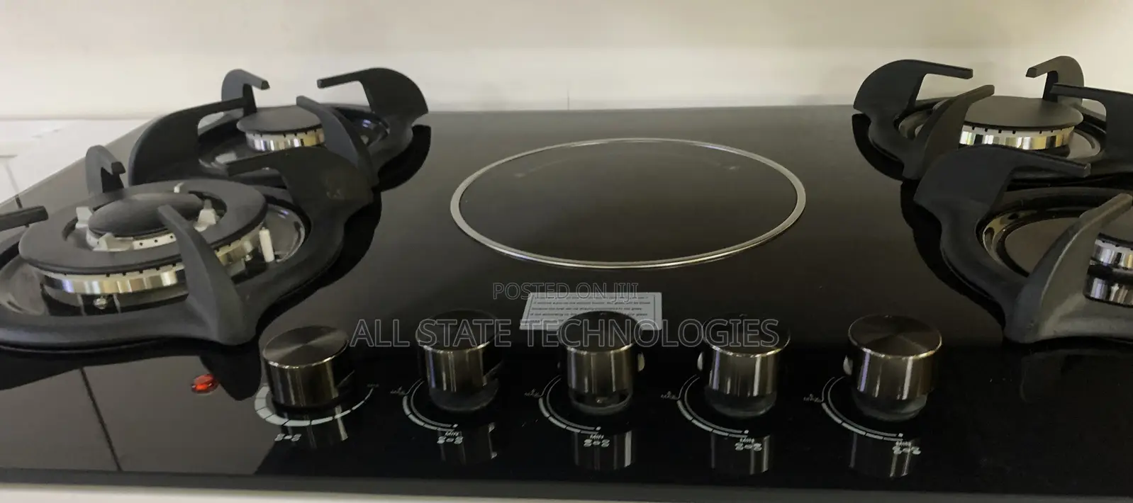 Polystar Multi Burner Hob – 4 Gas + 1 Electric 90cm