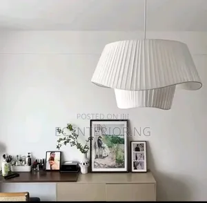 Nordic Designer Pleated Fabric Led Pendant Light