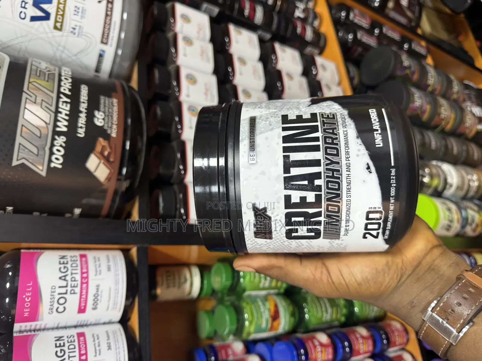 Nutrex Creatine Monohydrate Powder 60 Servings