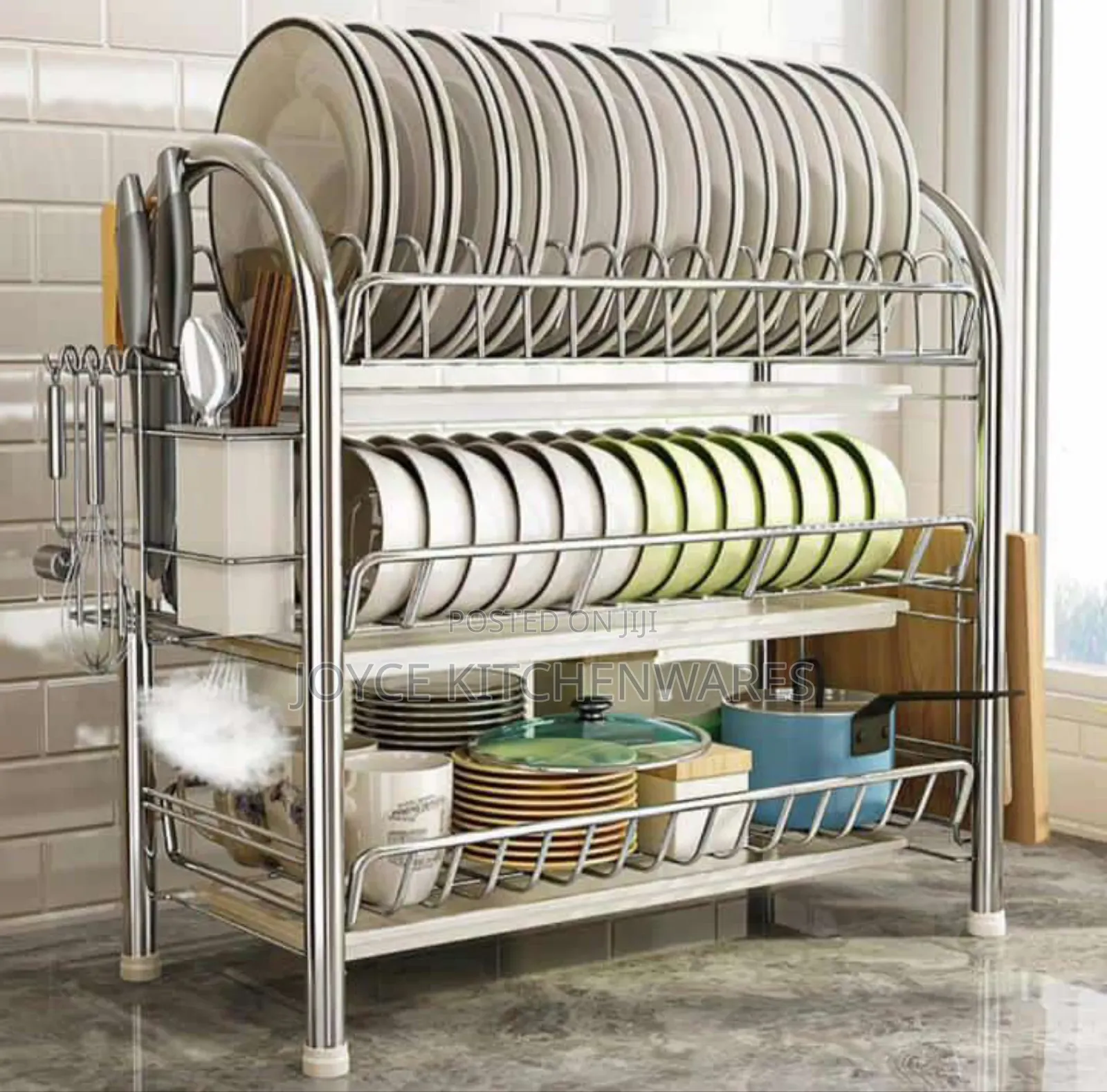 3layer Stainless Dish Rack