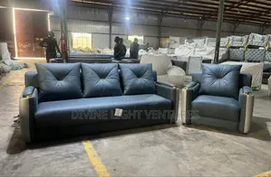 7 Seater Leather Sofa Available on 3 Days Pre Order