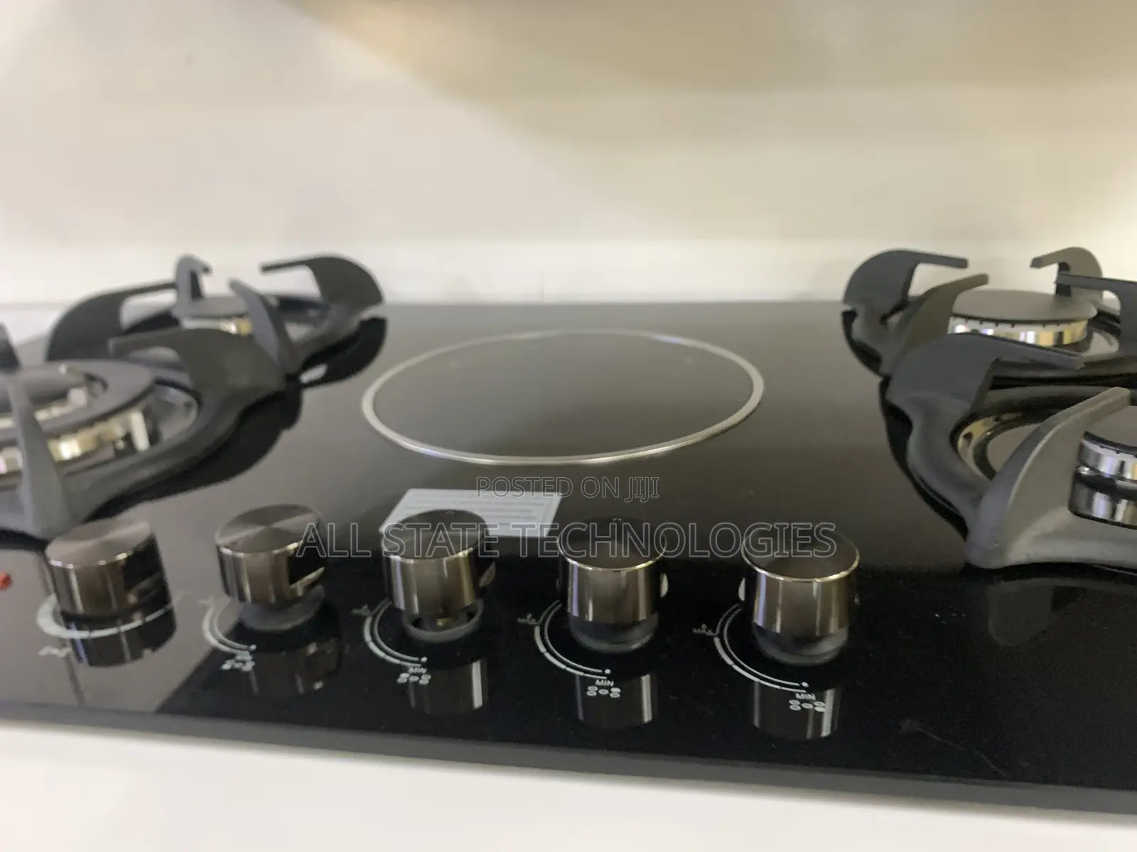 90cm Polystar Kitchen Hob – 5 Burner Setup