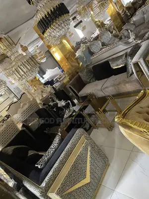 Complete Set of High Classic Imported Turkey Fabric Sofa Cha
