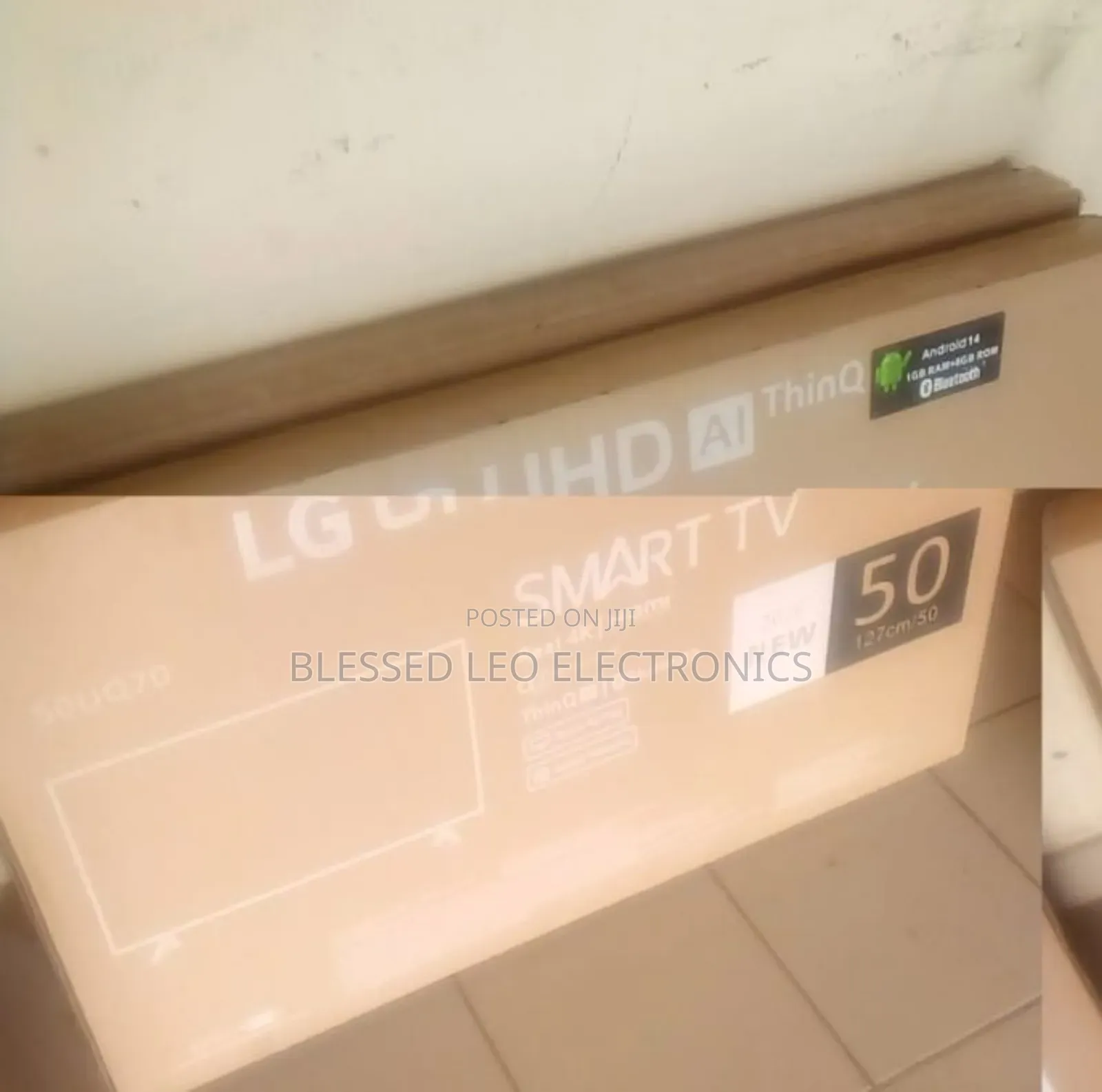 50" Smart Tv – Frameless Feature-Packed! Built-in Bluetooth Netflix