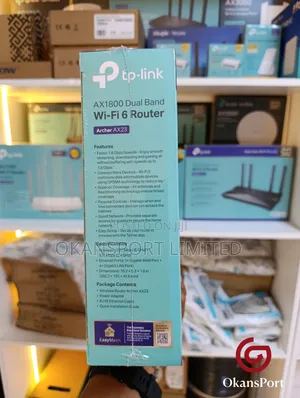 Tp-Link Wifi 6 Router Ax10 Ax20 Ax21 Ax23 Ax50 Ax95 Axe75 Axe95 Archer