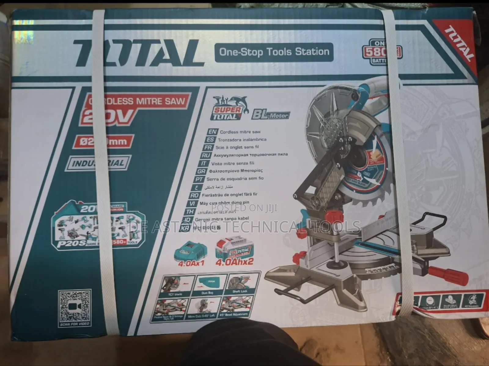 Total Cordless Mitre Saw-20v