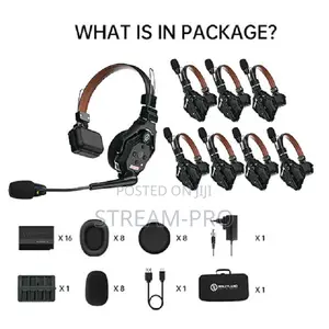 Hollyland Solidcom C1 Pro-8s Full-Duplex Enc Wireless Intercom System