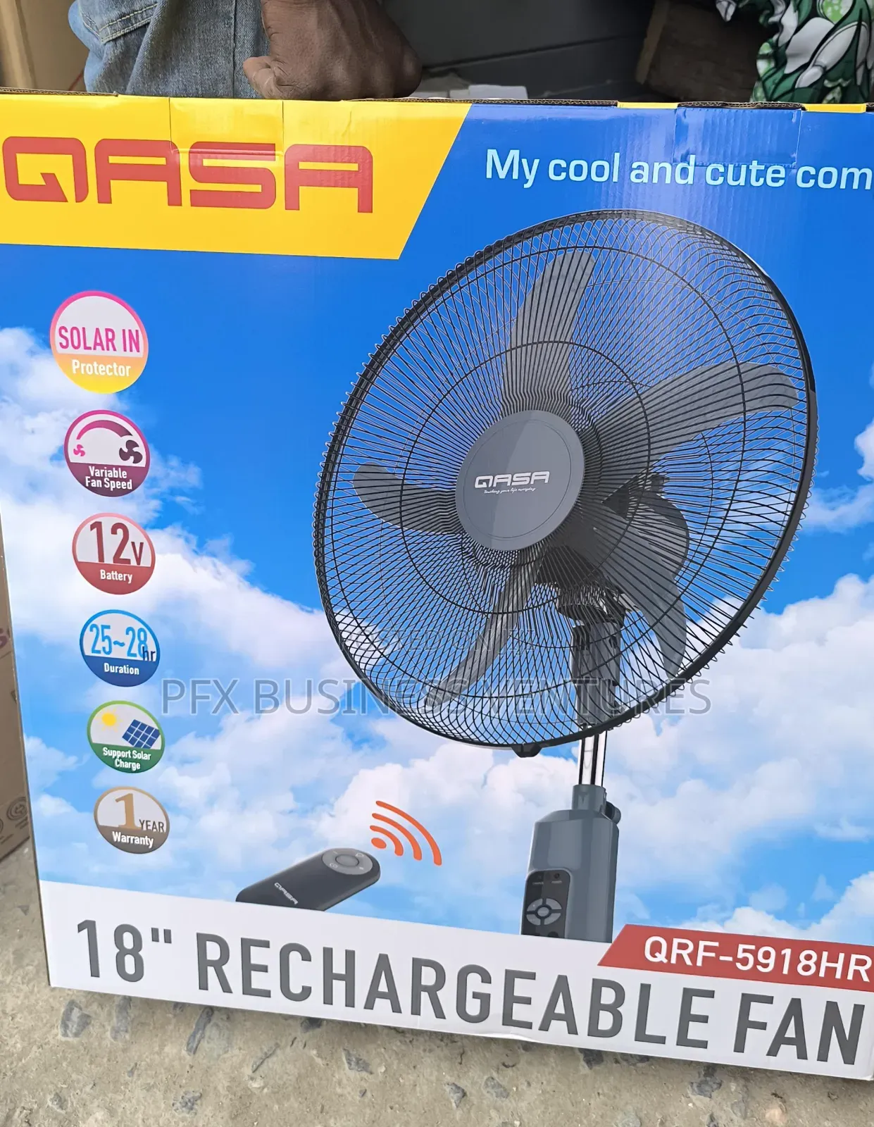 Rechargeable Standing Fan