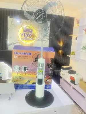 Duravolt 18''inch 4in1 Solar Standing Fan
