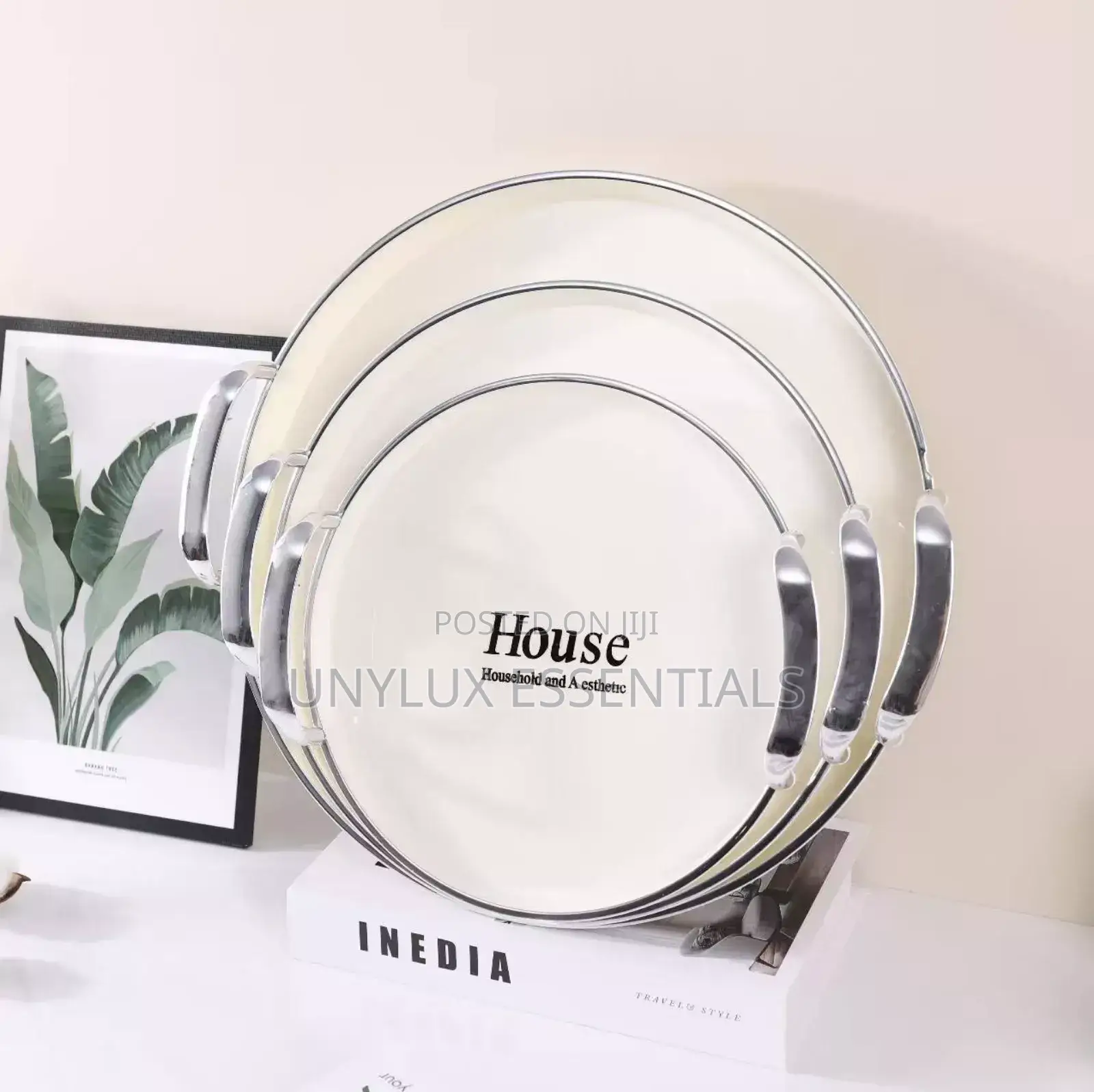 Multipurpose Acrylic Tray With Handles
