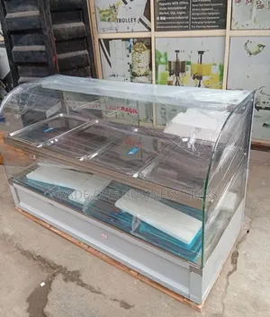 4-Plate Foreign Food Display Warmer— Speed Warming, 1yr Warranty