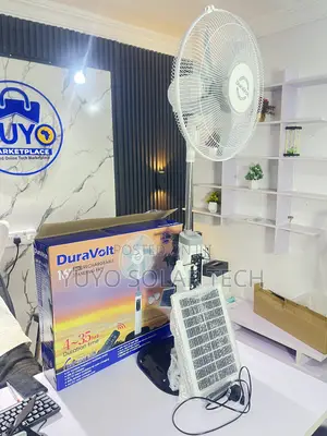 16''inch 3in1 Rechangeable Standing Solar Fan