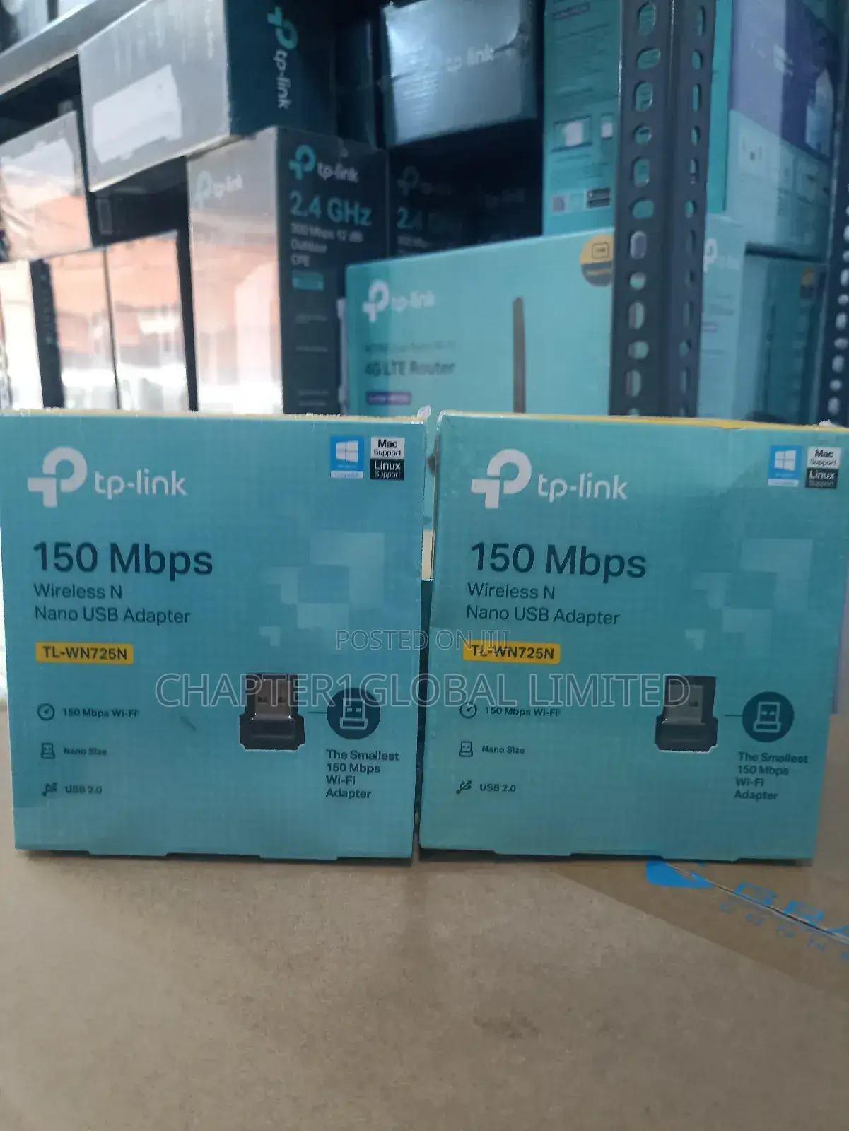 Tp-Link Tl-Wn725n 150mbps Wireless Nano Usb Adapter.
