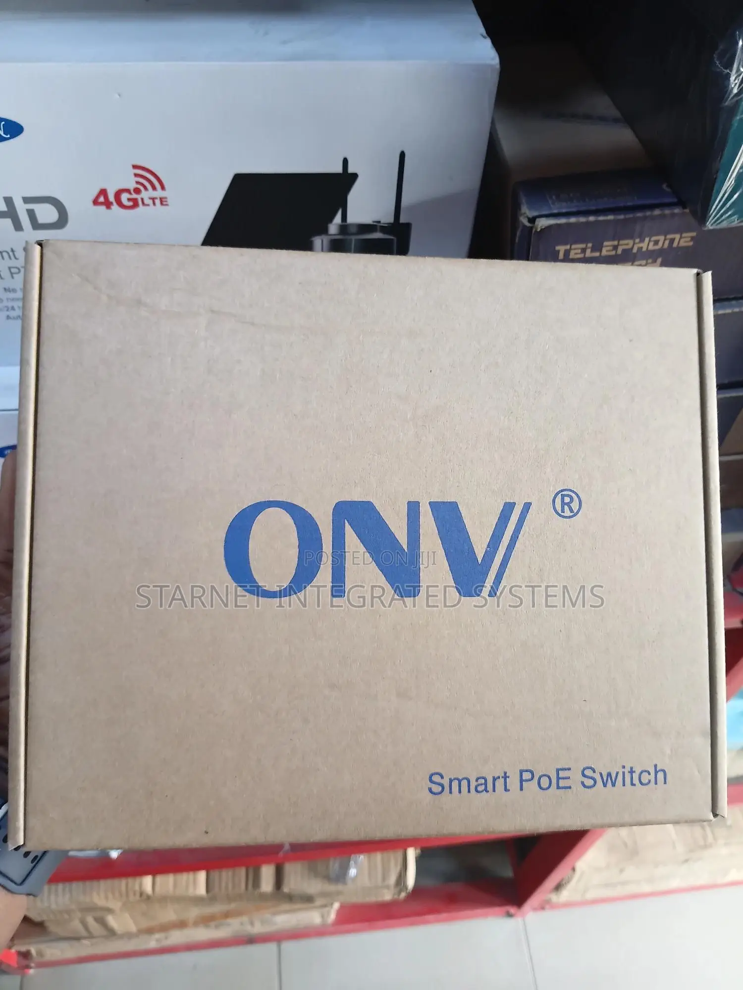 4port Fast Ethernet Poe Switch Onv-H1064pl