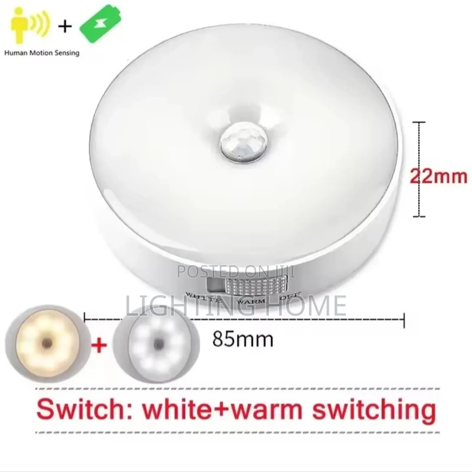 Led Rechargeable Sensor Light