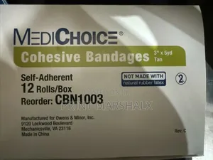 Medichoice Bandage (Coban) 3" X 5 Yards, 
Self Adhesive (1 Pack)