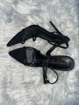 Saint Laurent Ladies Heels – Black
