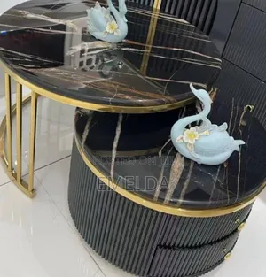 Glossy 2 in 1 Marble Centre Table for Sale