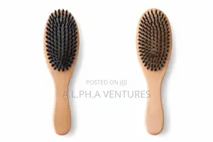 Premium Wooden Hair Brush With Black Bristles