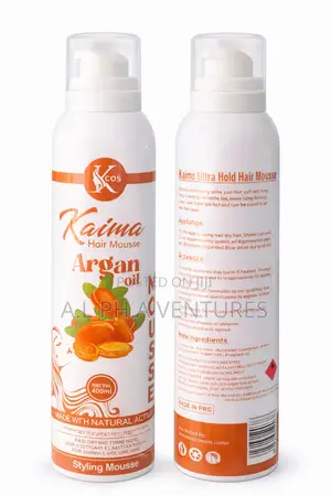 Kaimo Argan Oil Hair Mousse 400ml – Ultra Hold Styling