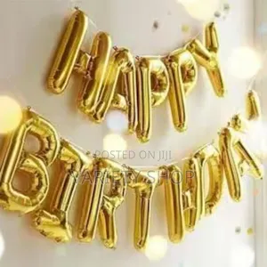 Happy Birthday Letters Foil Balloons