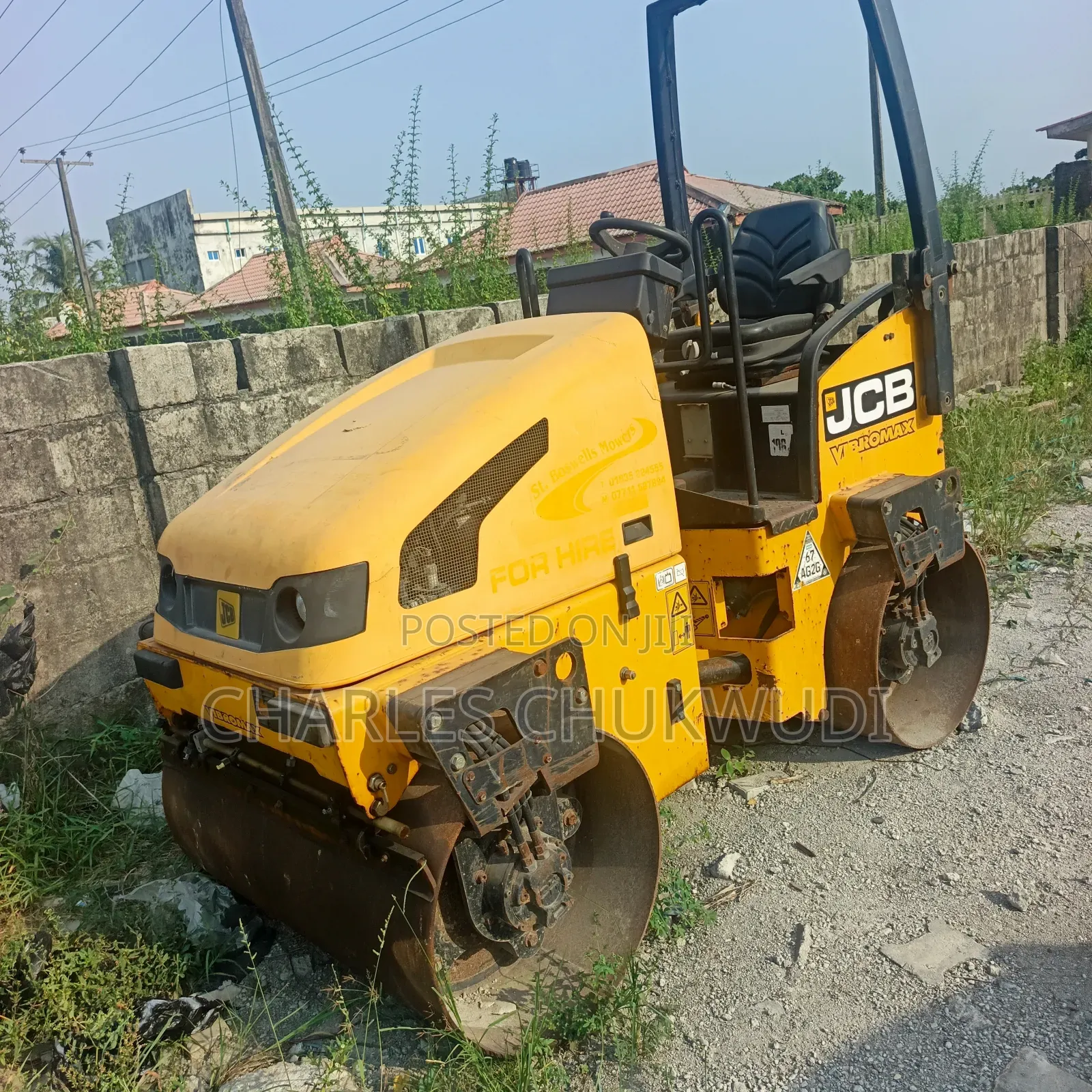 5tons JCB Drum Drum Roller