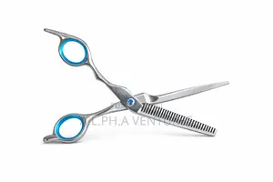 Professional Salon Thinning Shears Hair – Texturizing Blue Finger Ring