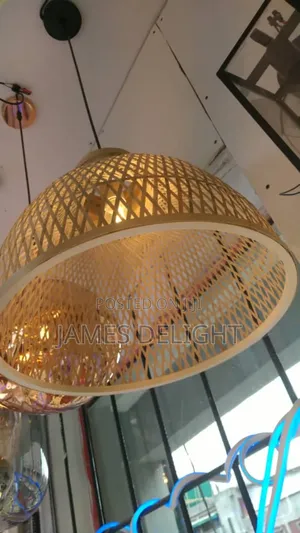 Boho Bamboo Pendant Lamp