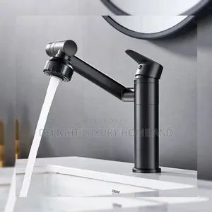 Black Flexible Basin Mixer