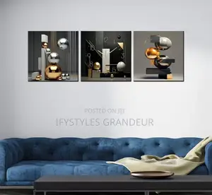 3 in 1 Decorative Wall Clock At