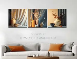 3 in 1 Decorative Wall Clock At