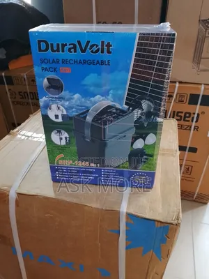 Quality Duravolt 5 in 1 Solar Rechargeable Pack+ Table Fan