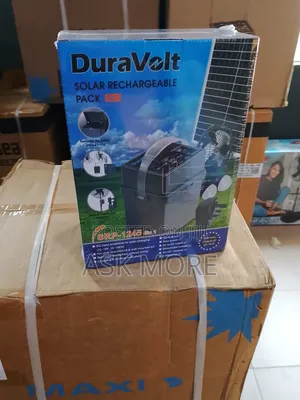 New High Quality Duravolt 5 in 1 Solar Rechargeable Pack