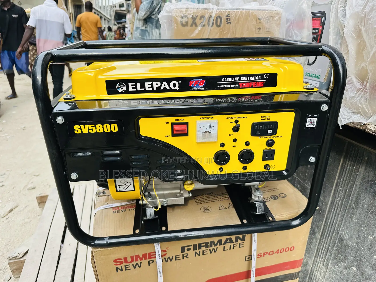3.5kva Timer Switch Elepaq Generator 100% Copper Coil