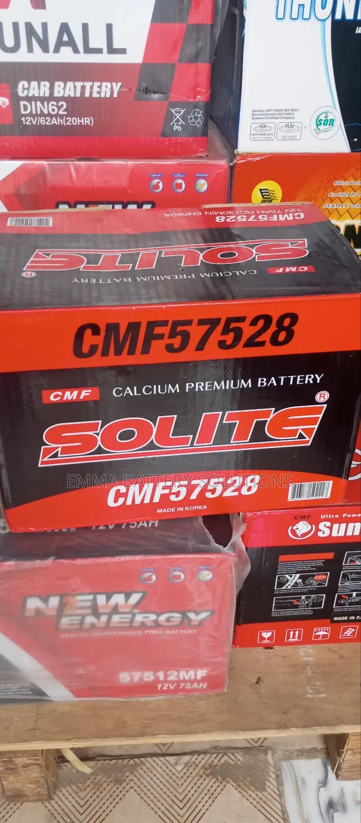 12v 75ah Solite Vehicle Batteries
