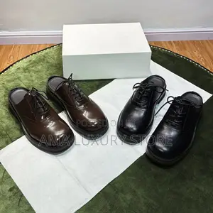 Fdcp Luxury Patent Leather Half Shoes