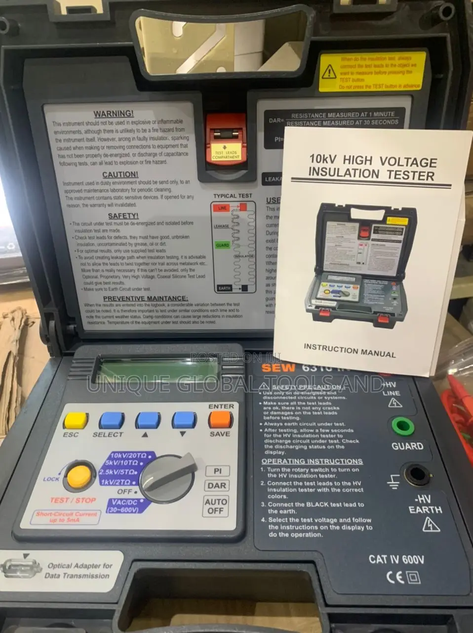 Sew 10kv High Voltage Insulation Tester