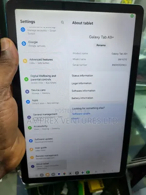 Samsung Galaxy Tab A9+ 64 GB Silver